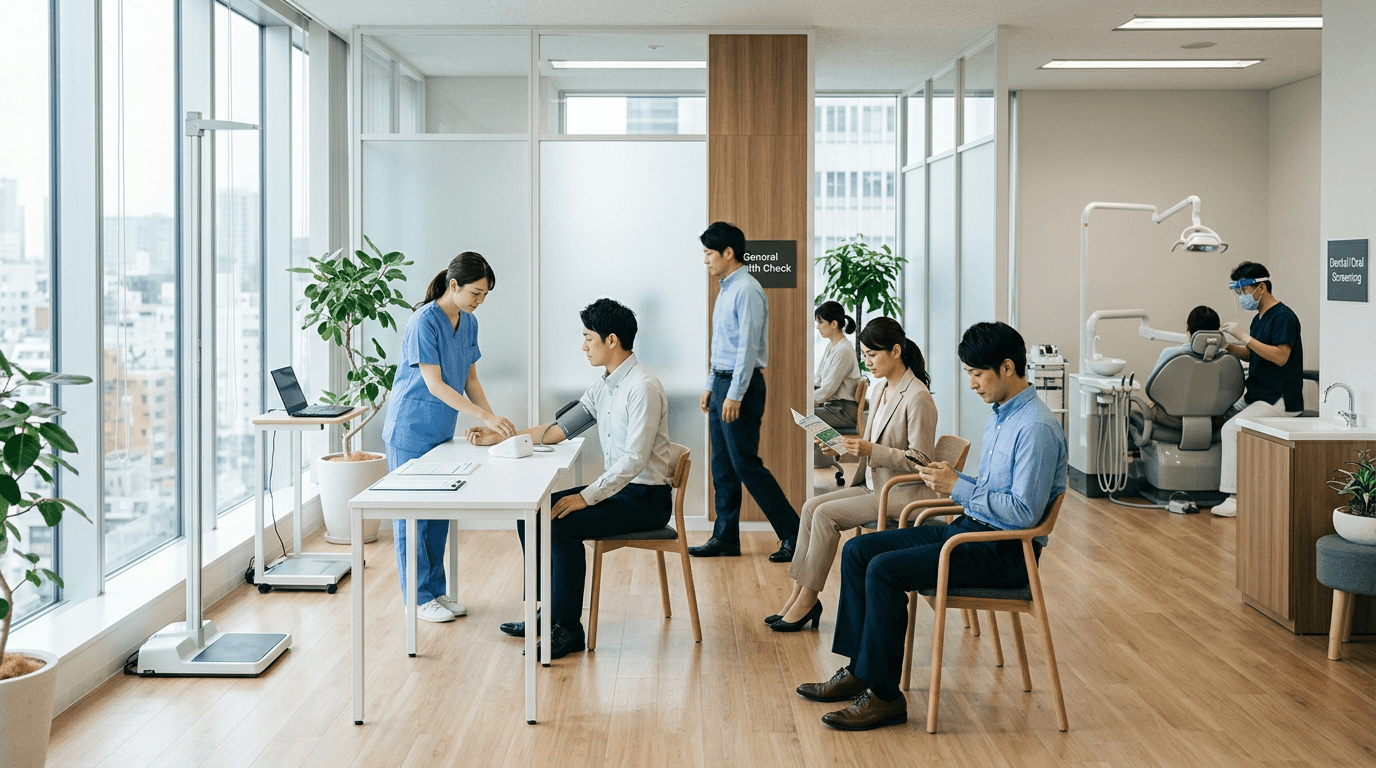 働き盛りを守る5分歯科健診